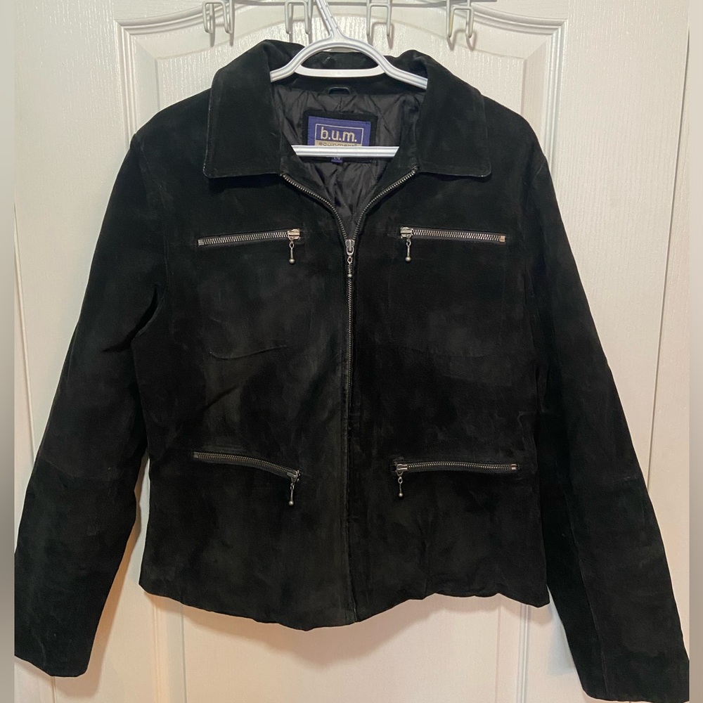 Retro BUM black Suede women’s jacket